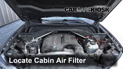2017 BMW X5 sDrive35i 3.0L 6 Cyl. Turbo Air Filter (Cabin) Replace